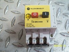 Allen Bradley 140-MN-0400 Manual Starter 2.4 to 4 Amp W/ 140-A10 FREE SHIPPING