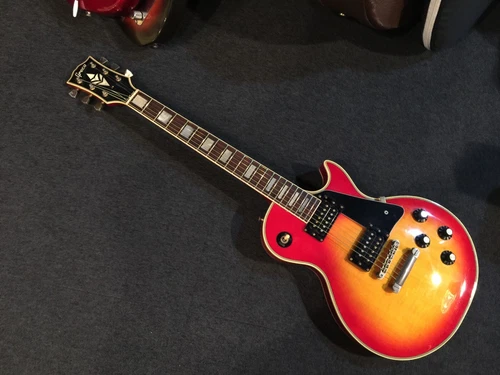 '82 Greco / FujiGen EG-500 MIJ Vintage Les Paul Custom Cherry Sunburst 4.4kg W/G