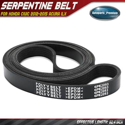 #ad 82.4 In Serpentine Belt for Honda Civic 2012 2015 Acura ILX 2013 2015 2.0L 1.8L $17.22