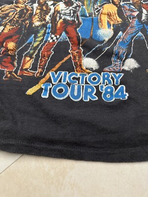 Vintage Michael Jacksons Victory Tour T-Shirt Size Small 1984