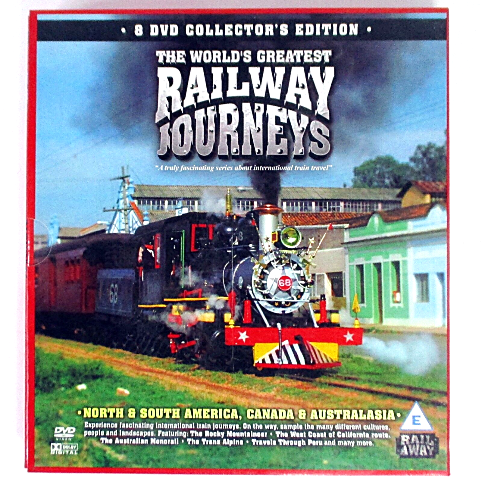 World's Greatest Railway Journeys - Americas & Australasia (8-Disc DVD Boxset)