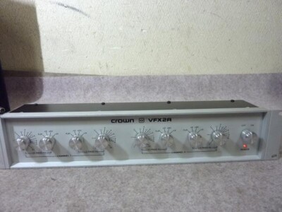 CROWN VFX2A Stereo Crossover 2 Channel 2 Way Vintage Confirmed