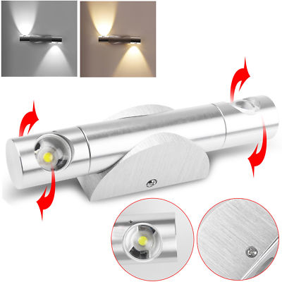 6W Up&Down LED Wall Light Corridor Sconce Lamp Lighting Warm Cool White