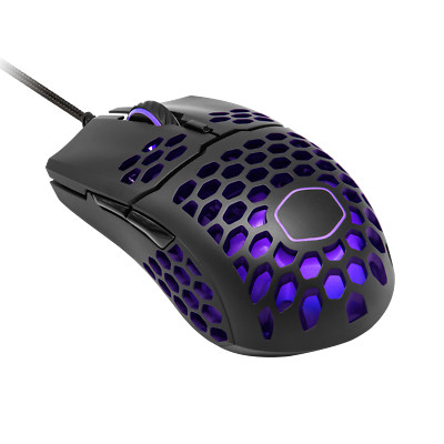 NEW Cooler Master MM711 Matte BLACK Mouse GAMING-GRADE SENSOR RGB
