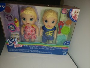 baby alive snackin twins luke and lily