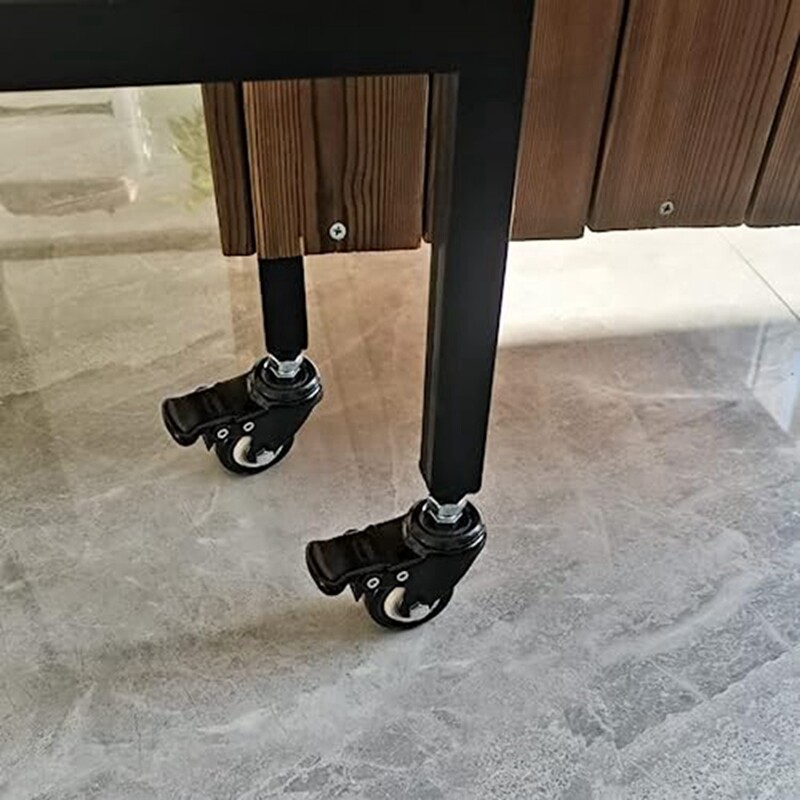 Casters Wheels, Casters Set of 4 Heavy with Brake, for Cart Furniture