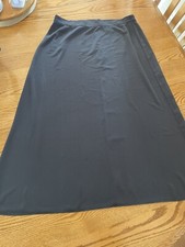 Sag Harbor Women's Gray Long 35  Skirt Size 16 Unlined Polyester