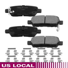 4X Rear Brake Pads for Nissan Rogue 350Z Infiniti Leaf Juke 370Z QX70 2003-2017