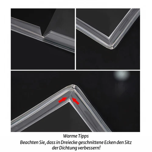 Silikon Kantenschutz Fassungsprofil Kantenschutzprofil Dichtung U/L-Profil - Bild 2 von 40