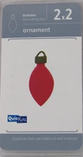 QuicKutz Ornament 2x2, 2 Cutting Die Set KS-0984