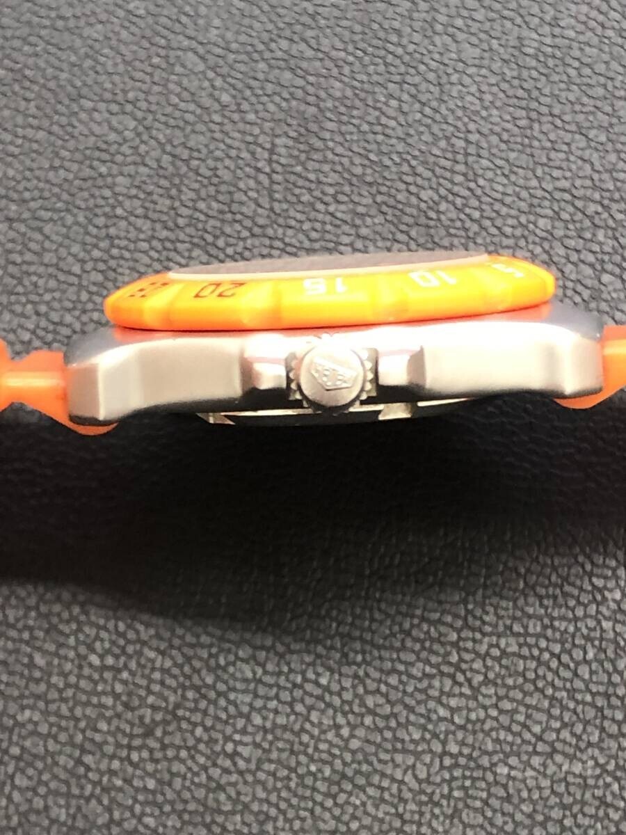 TAG Heuer Formula 1 Professional 373.513 Quartz Bezel Watch Orange  