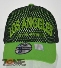 NEW MESH US LOS ANGELES CALIFORNIA STATE BALL CAP HAT GREEN