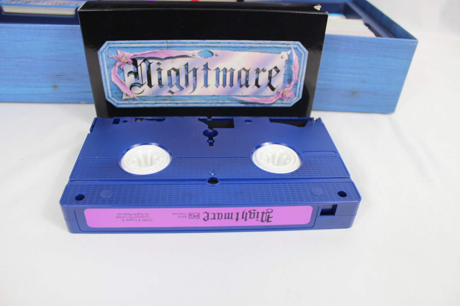 NIGHTMARE VHS Board Game 1991 Vintage Horror Complete eBay