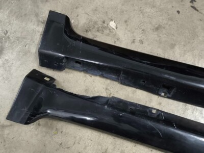 JDM Subaru Forester SG SG9 SG5 WRX BLACK Side Skirt ROCKER PANELS