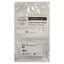  12-Pieces Health Care Logistics Dropper Bottle 15mL Sterile 7784