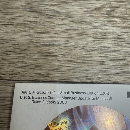 Microsoft Office Small Business Edition 2003 CD Software SBE with BCM - 第 2/6 張圖片