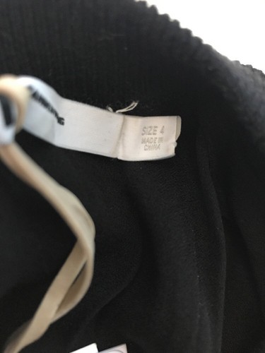 Maglione nuovo con etichette $495 T by Alexander Wang [4] seta coda di camicia orlo maglia costina #C622 - Foto 7 di 12