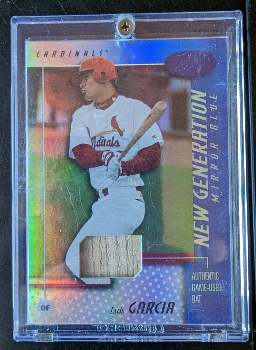 2002 Leaf Certified New Generation Blue Rookie /75 Luis Garcia BAT Rookie RC