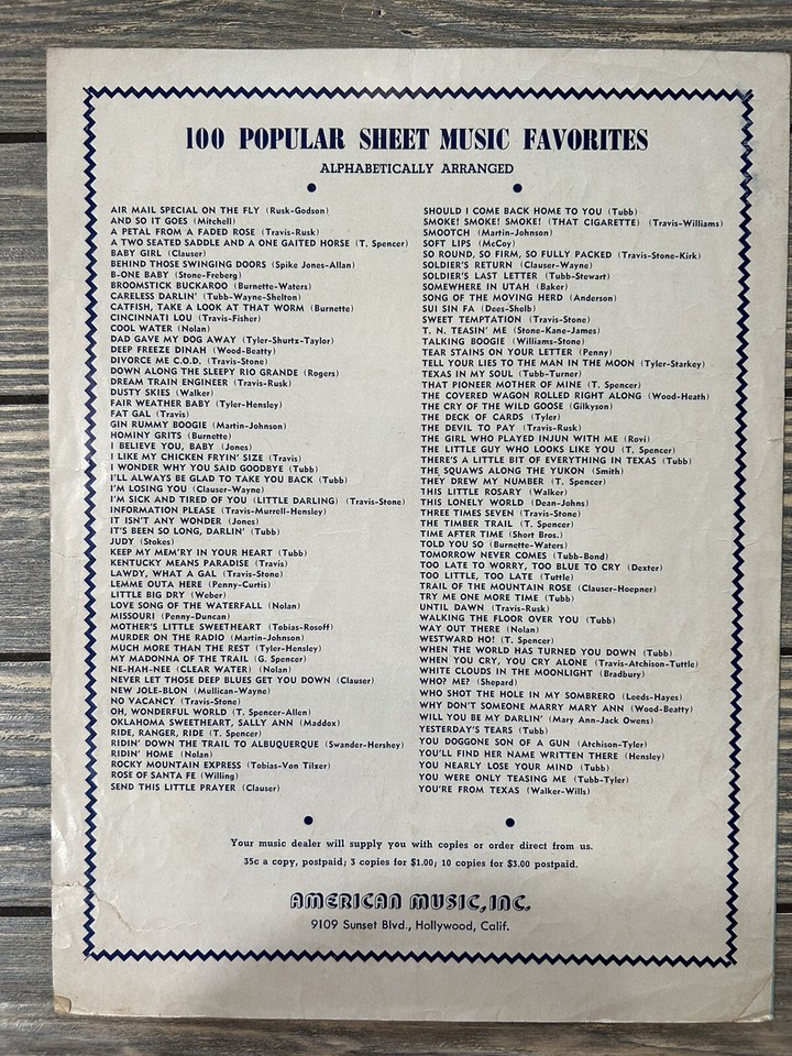 Vintage 1948 Blue Christmas Sheet Music Billy Hayes Jay Johnson eBay