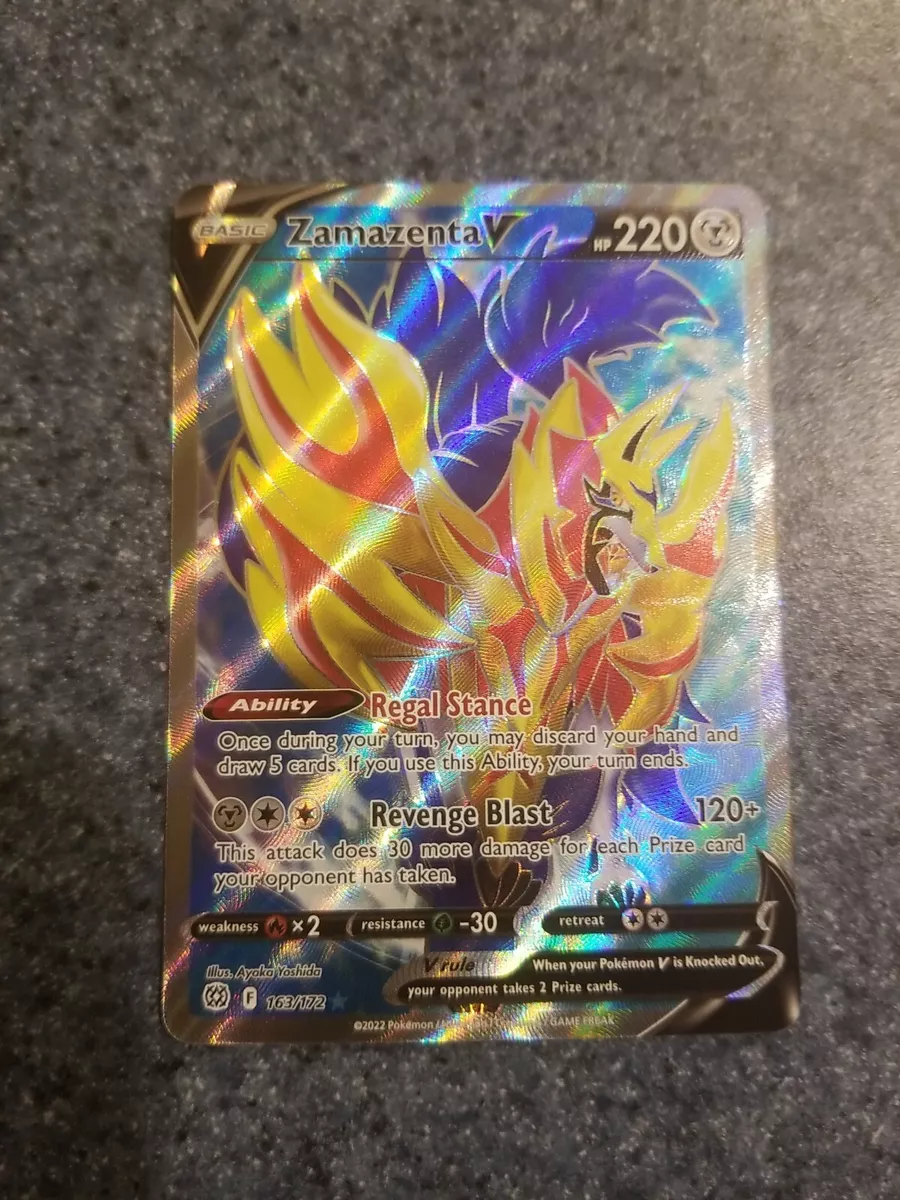  Zamazenta V 163/172 - Brilliant Stars - Ultra Rare