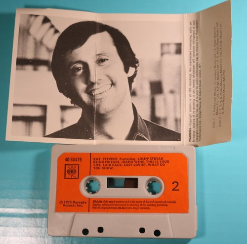 Used Cassette - RAY STEVENS Featuring Losin' Streak 1973 CBS Barnaby - Picture 3 of 3