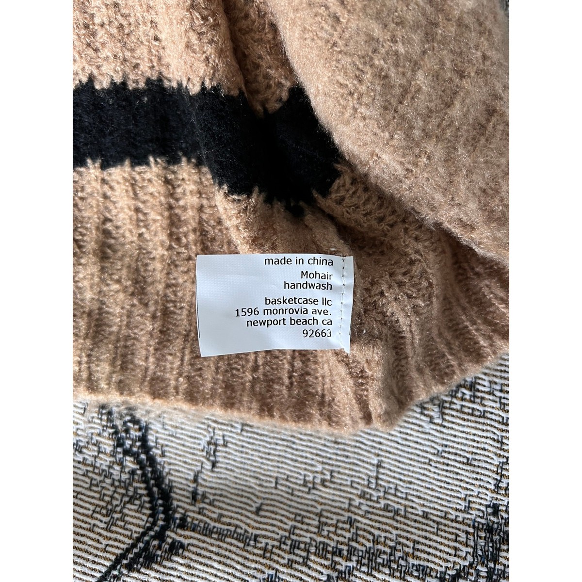 Basketcase Gallery Slink Knit Sweater - Size XL - Brown - NEW | eBay
