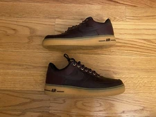 NEW Nike Air Force 1 Low Deep Burgundy Gum 488298-621 Men's Size 10