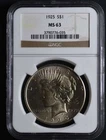 1925 Peace Dollar NGC MS63 #b