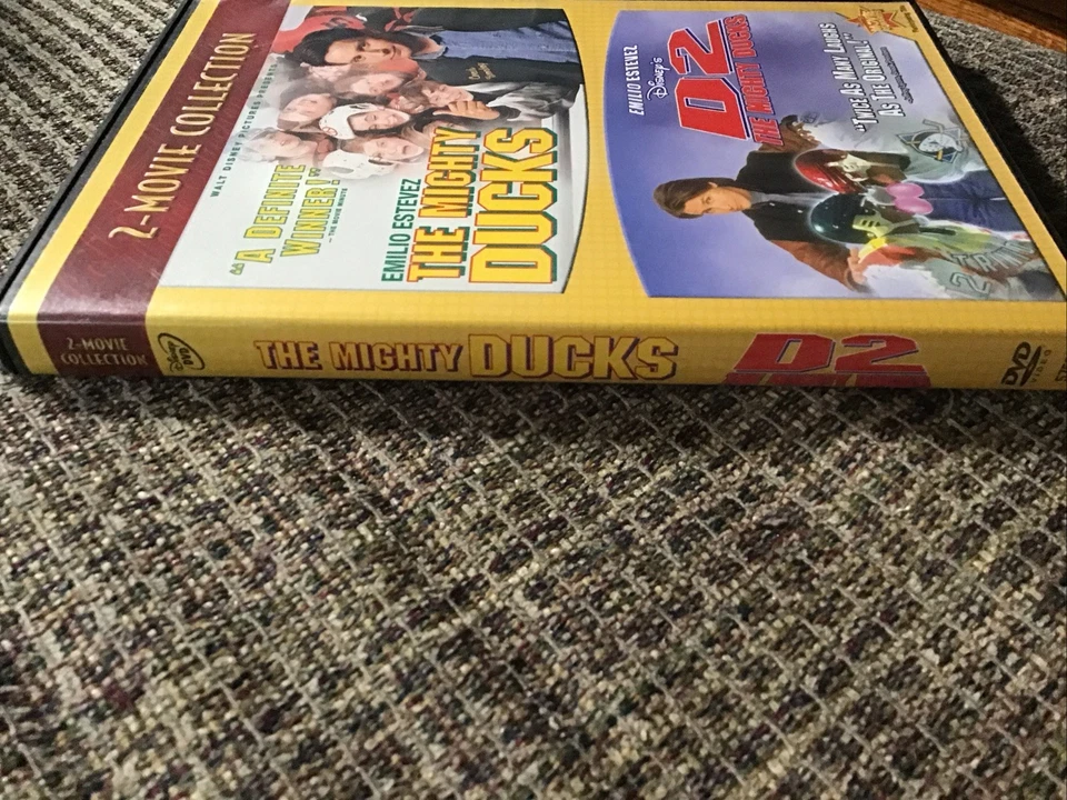 THE MIGHTY DUCKS/ D2: THE MIGHTY DUCKS 2-DISC DISNEY DVD SET OOP EMILIO ESTEVEZ - Image 3 of 4