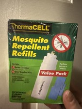 NEW ThermaCELL Mosquito Repellent Refills Pack 4 Cartridges + 12 Repellent Mats