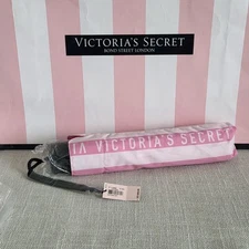 VICTORIA'S SECRET PINK STRIPE UMBRELLA WITH SLEEVE NWT