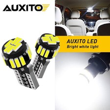 AUXITO LED License Plate Tag Light Bulb 6500K White W5W 168 2825 194 175 T10 US
