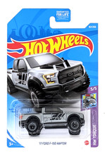 2021 HOT WHEELS '17 FORD F-150 Raptor 5/5 HW Torque Silver - NEW