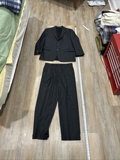 Polo Ralph Lauren Vintage 2 Piece Pant Suit Tuxedo Stripe Jacket Pants 42R