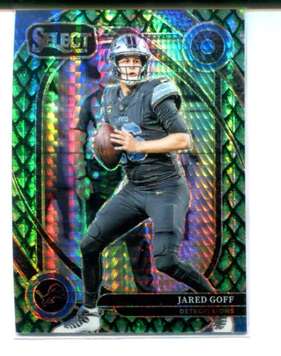 2024 PANINI SELECT FOOTBALL #228 JARED GOFF DRAGON SCALE PRIZM 47/81 B326