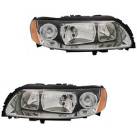 Scheinwerfer Set Links & Rechts Schwarz H7/H9 FüR Volvo V70 II SW P80_ S60 I 384