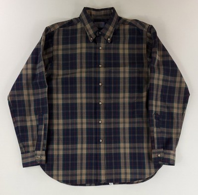 Pendleton Shirt VTG 100% Wool Button Down Sir Pendleton Plaid Made USA Mens L