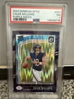 2024 Panini Donruss Optic Caleb Williams Purple Shock Prizm Rookie RC #201 Psa 7
