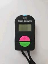 Electronic Tally Counter with Lanyard, 4 Digit LCD Clickers, Count To 9999, NEW