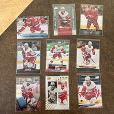 Dylan Larkin 13 Different UD Card Lot 9 Base 4 Inserts 16-17 To 24-25 Red Wings