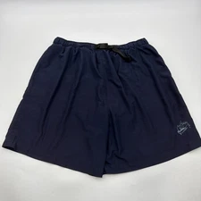 Guy Harvey Swim Shorts Mens L Blue Pockets Zip Logo #39356