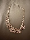 Vintage Eisenberg Stunning Vintage Layered Silver Tone & Rhinestone Necklace — photo 7