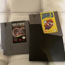 Super Mario Bros. 3 Nintendo Entertainment System NES Cartridge + Wheel fortune