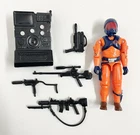 GI Joe ARAH Cobra Sonic Fighters Lampreys 1990, COMPLETE, Vintage Action Figure