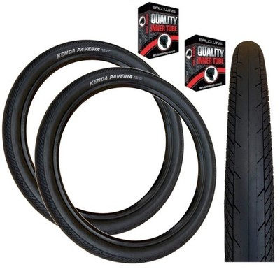 Kenda Paveria 27,5 x 2,40 (62-584) Slick Rennrad Mountainbike Reifen Schläuche