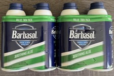 Barbasol Soothing Aloe Thick Rich Shaving Cream for Men 10 Oz Pack of 4