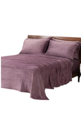 Berkshire Velvetsoft Sheet Set with Extra Pillowcases Purple