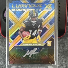 2022 Panini XR - Luminous Endorsements George Pickens #LUM-GP Blue /49 (AU, RC)