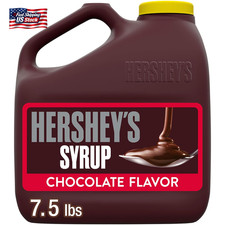HERSHEY'S Chocolate Flavored Syrup Bulk Jug, 7.5Lbs