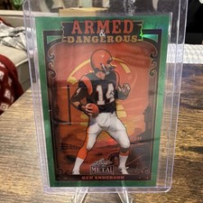 Leaf Metal 2026 Armed & Dangerous Ken Anderson Serial Numbered 1/3 Football